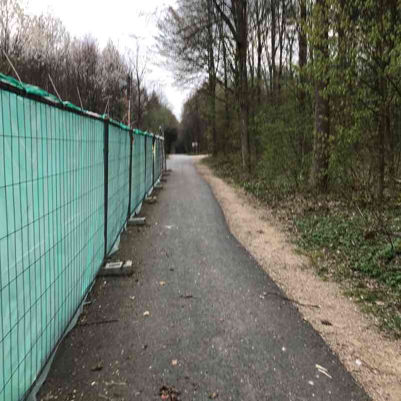 Hardwald Over the Route walking route map in Starrkirch-Wil