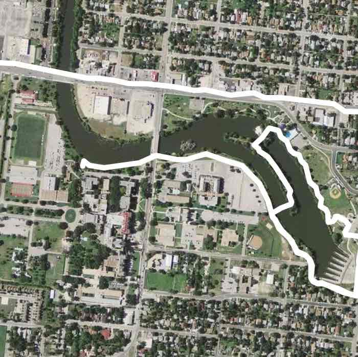 Elmendorf park trail Walk San Antonio, Texas, USA Pacer