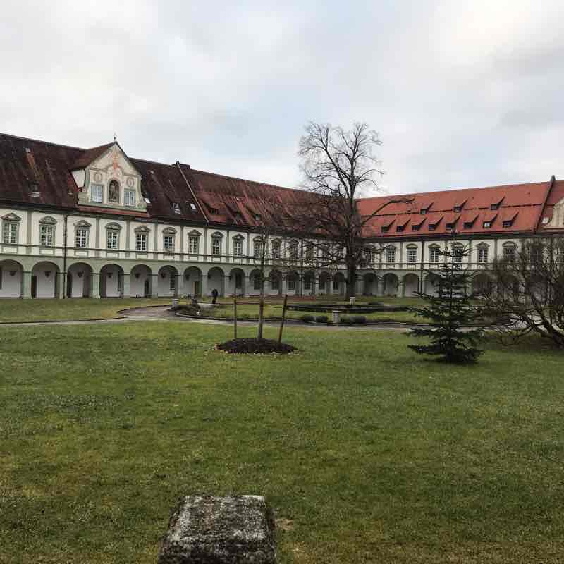 Moor hike at Benediktbeuern monastery walking route map in Benediktbeuern