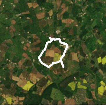 Hartpury  walking route map in Maisemore