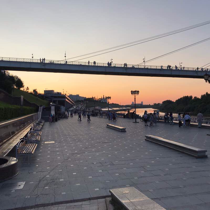 Тюмень. Набережная на Туре.