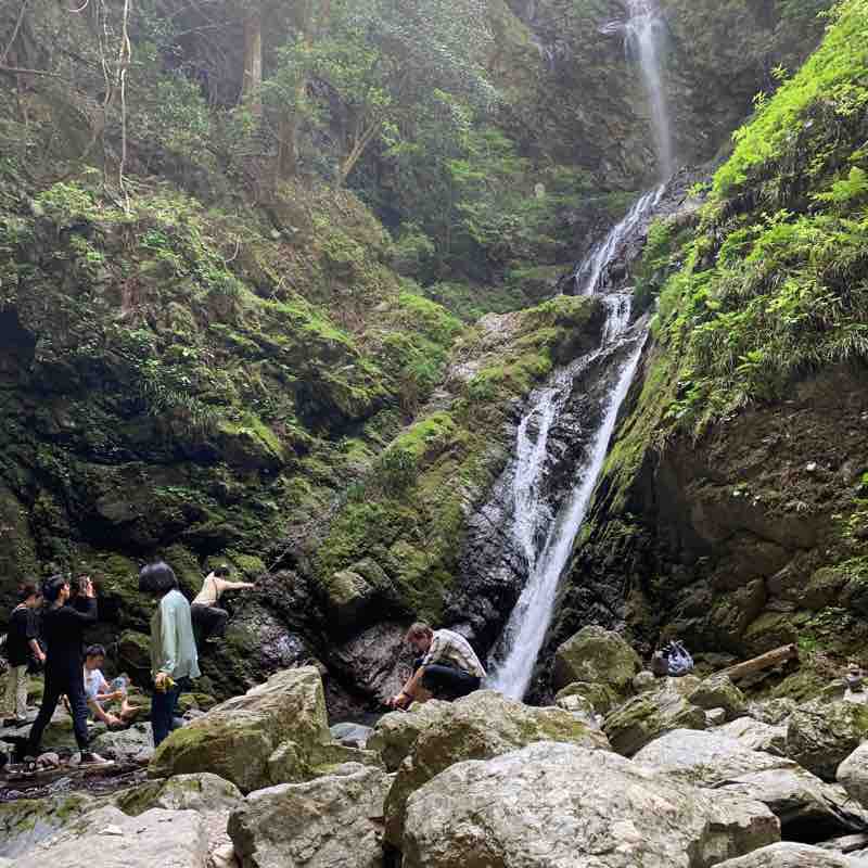 Kamiyama Tokushima Waterfall + Temple Hike walking route map in Kamiyama