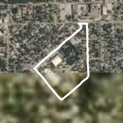 1 mile Columbian Park Walk walking route map in Lafayette