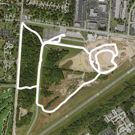 Summit Park Loop walking route map in Montgomery