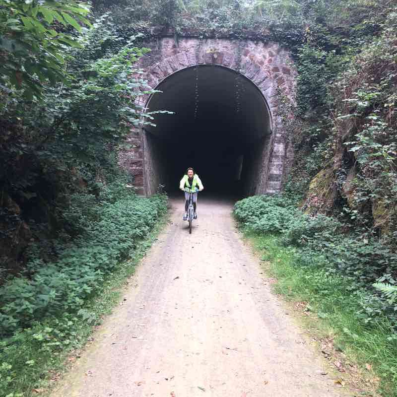 Stroll to antrain walking route map in Maen Roch