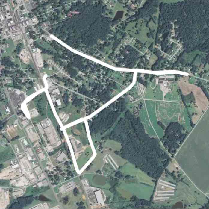 5k Route - Lavonia,Ga Tuesday Jan. 28