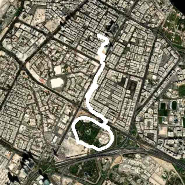 Burjuman to Zabeel Park (Dubai Frame)