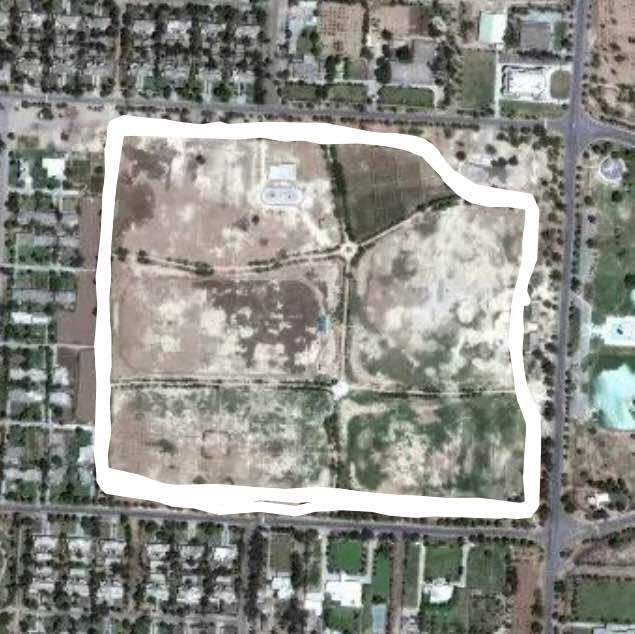 Cant Jogging Track GRW Cantt walking route map in Rahwali Cantonments