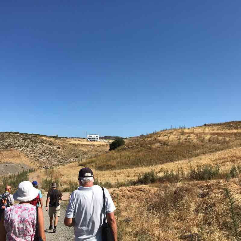 Nice easy walk walking route map in Anarita