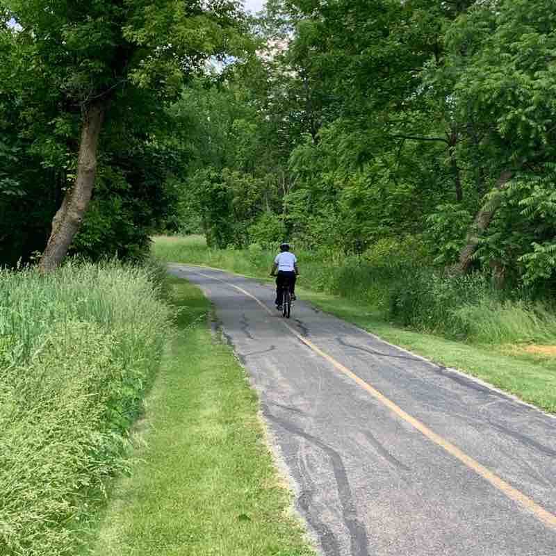 Busse Woods Walk walking route map in Arlington Heights