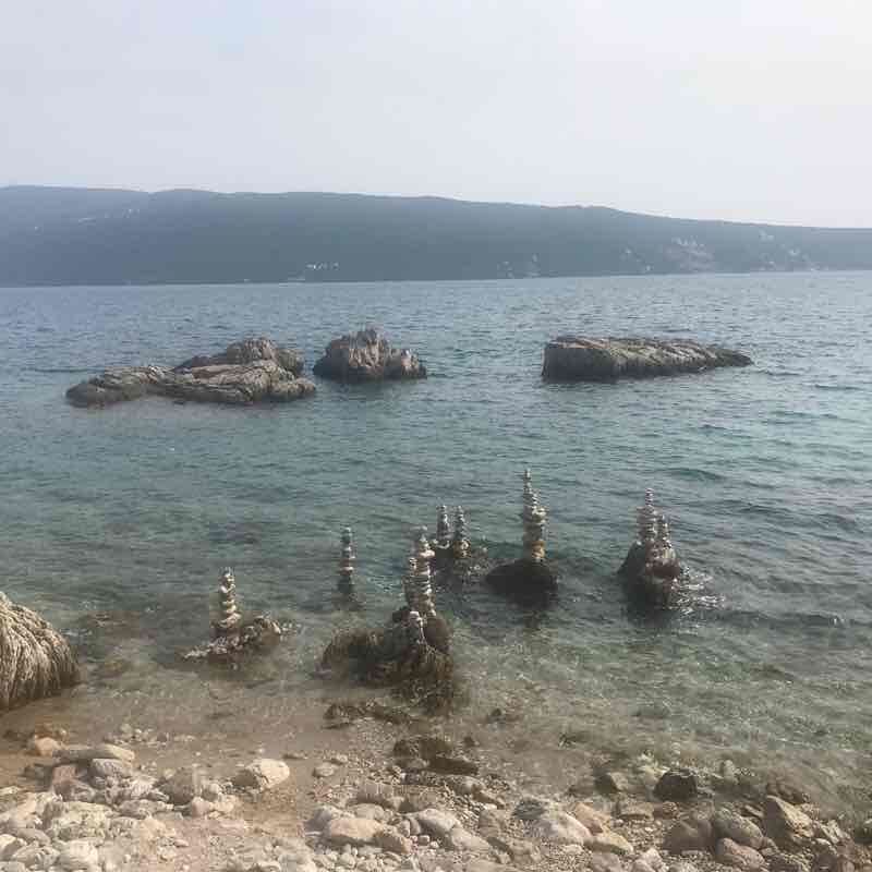 Herceg Novi walking route map in Sutorina