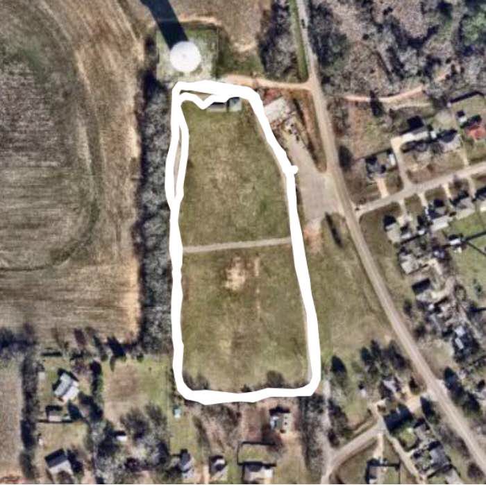 Legacy Park  walking route map in Elmore