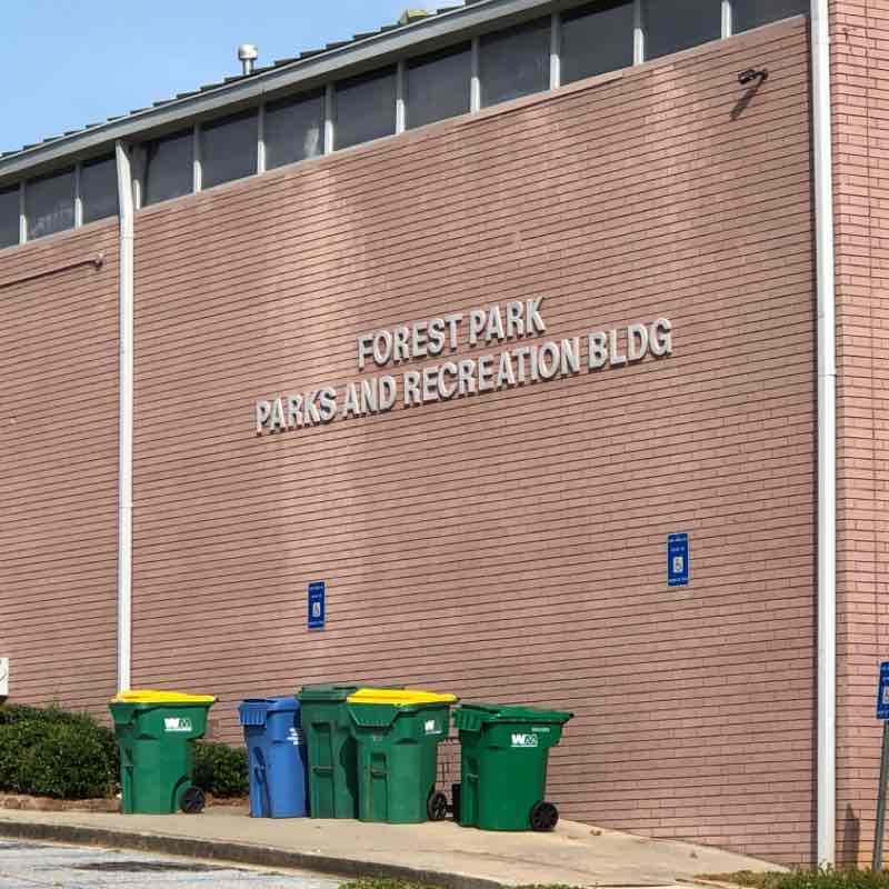 Starr park walking route map in Morrow