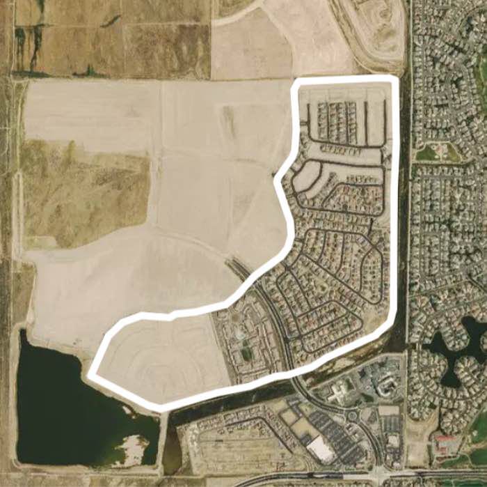 Wingfield Sock Walk walking route map in Spanish Springs