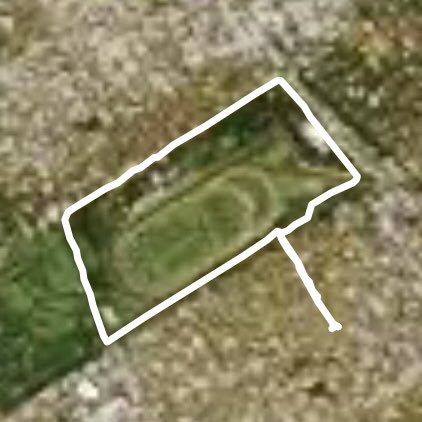 San Isidro Hippodrome walking route map in Martínez