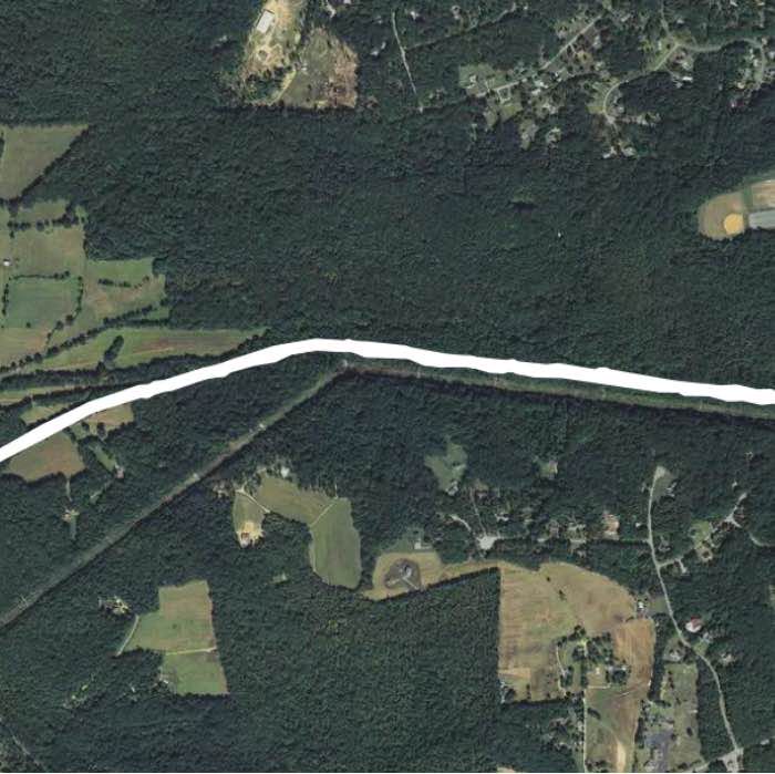 Indian Head Rail Trail (between Beansville & Pomfrey)  walking route map in Pomfret