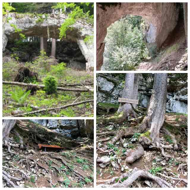 Hike to the natural monument "Judenkirche" walking route map in Fischen im Allgäu