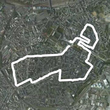 Lorientaise 2019 walking route map in Lanester