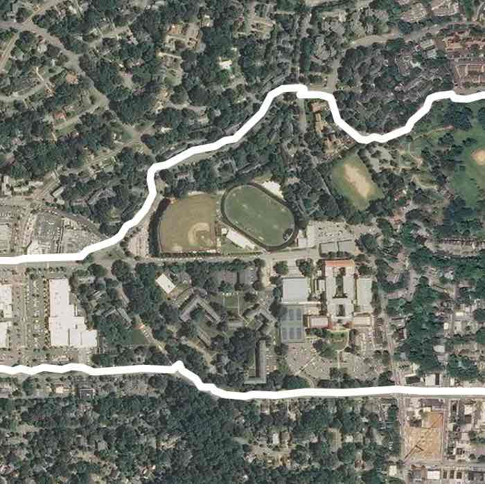 Fletcher Park Outside Loop Walk Raleigh, North Carolina, USA Pacer