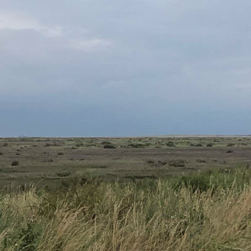 Coast path to stiffkey walking route map in Wighton