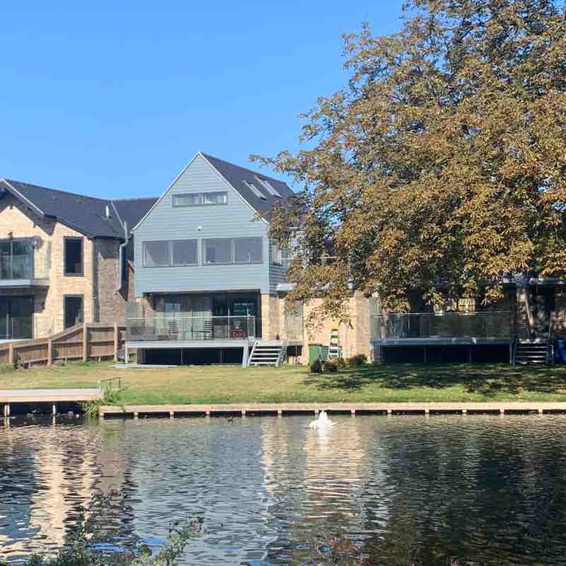 Circular from Cambridge North walking route map in Fen Ditton