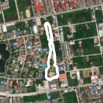Chonburi Khon Muang Park walking route map in Tambon Samet