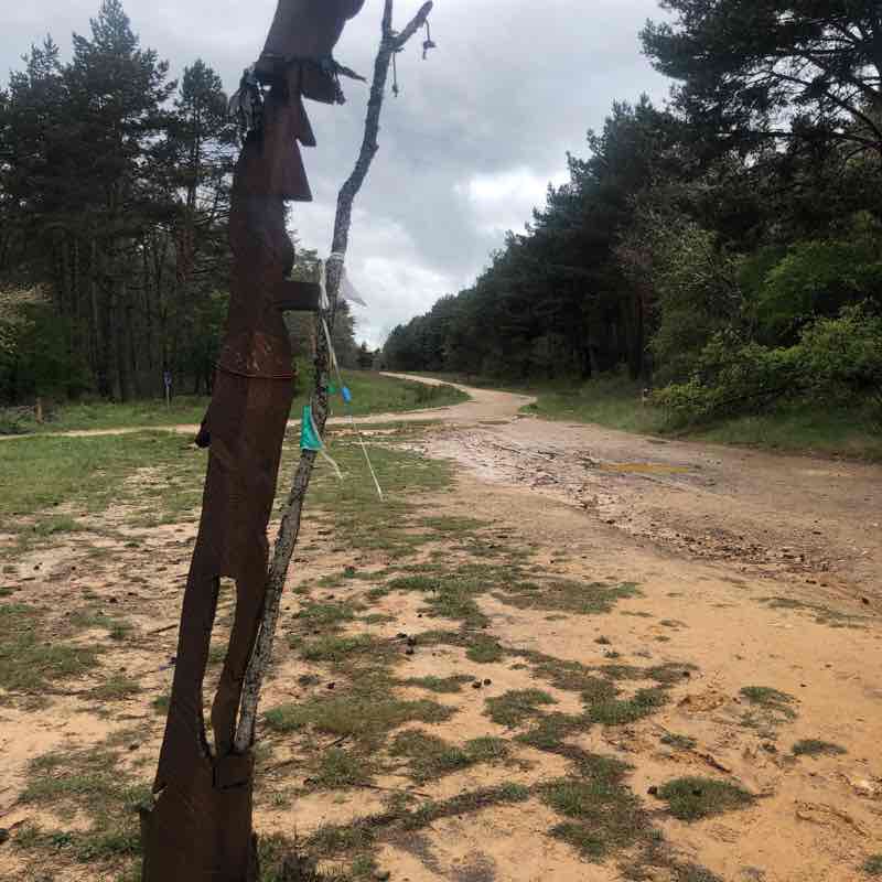 Day11_ Belorado >> Agea walking route map in Belorado