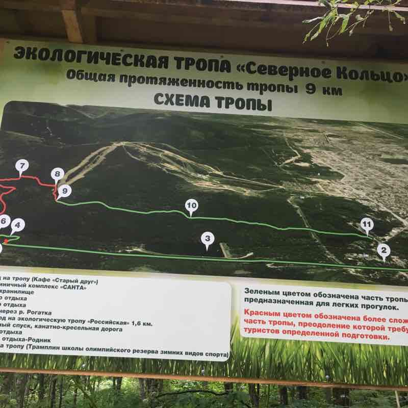 До тропы Северное кольцо 