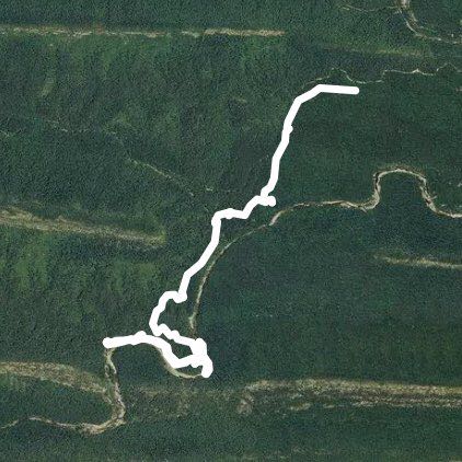 Winding Staircase - Albert Pike walking route map in Umpire