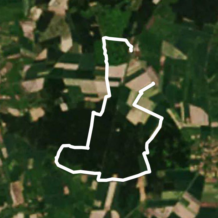 Heidkrug walking route map in Kirchlinteln