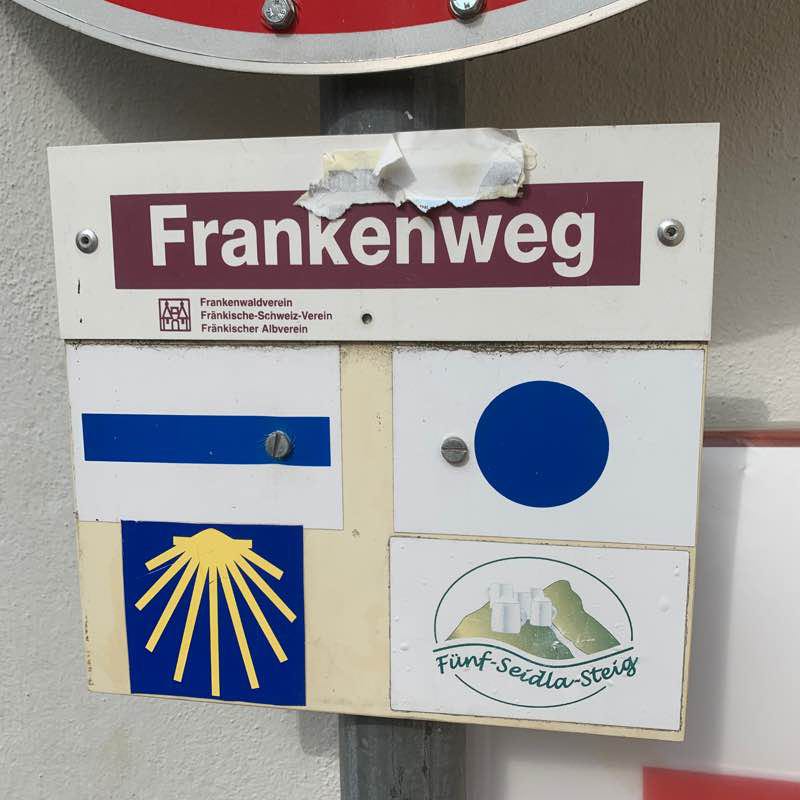 From Gräfenberg to Thuisbrunn walking route map in Gräfenberg