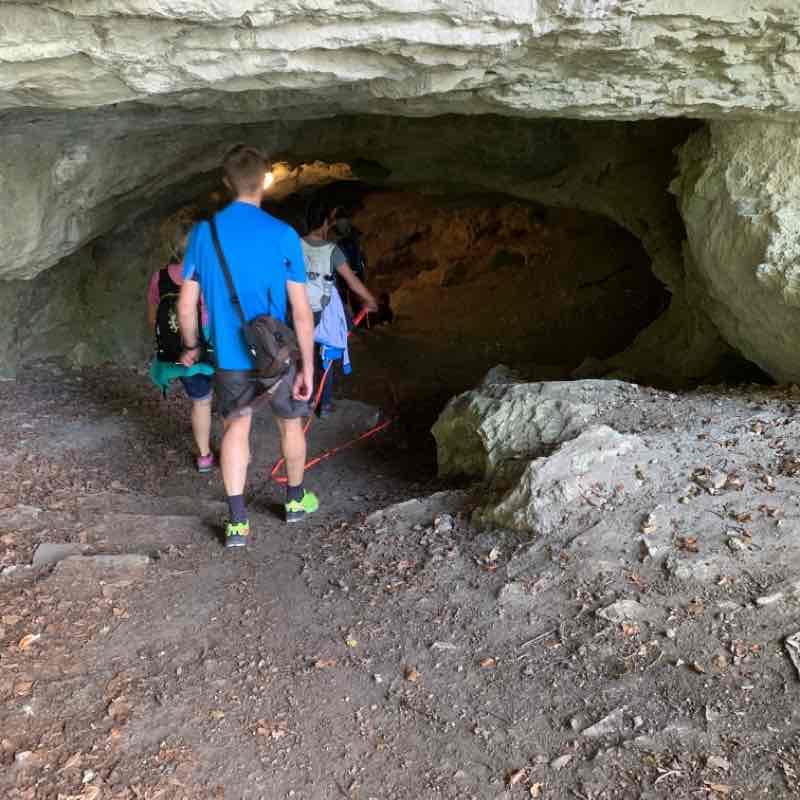 Grottoes round walking route map in Neuhaus an der Pegnitz