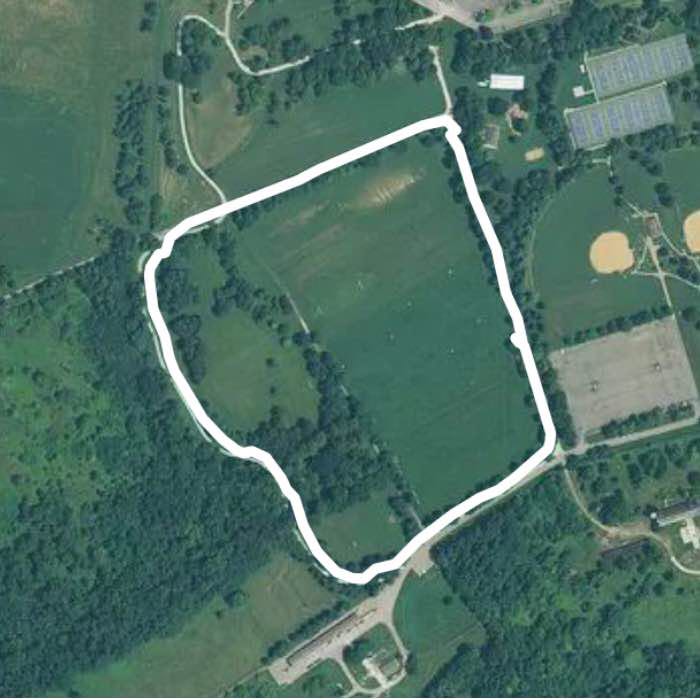 Large fitness trail at Tom Sawyer Park 