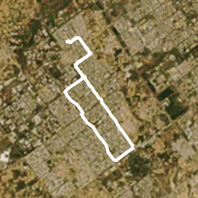 Through the heart of Mohali walking route map in Sahibzada Ajit Singh Nagar