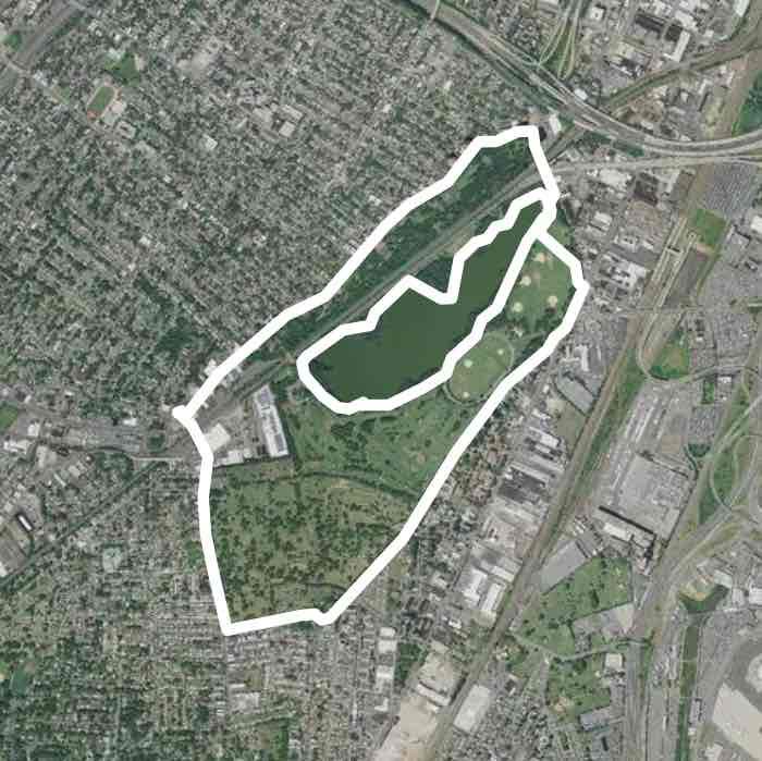 Rosarioacosta1961 walking route map in Newark