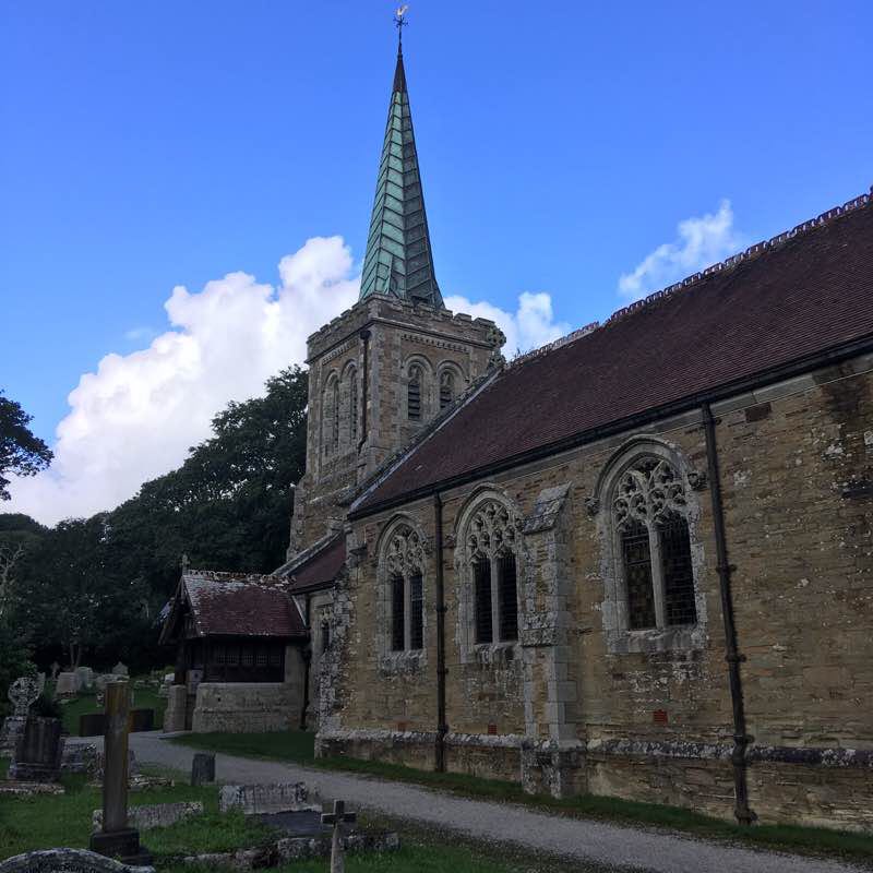 I am Church & Calenick walking route map in Truro
