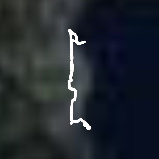 O.Lipri walking route map in Lipari