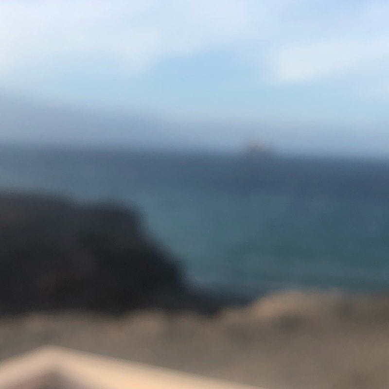 Lazareto Boardwalk walking route map in Mindelo