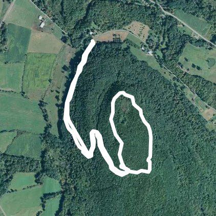 BennettHill Preserve walking route map in Feura Bush