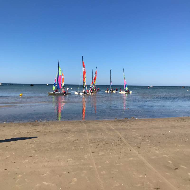 Sea ride walking route map in Le Bois-Plage-en-Ré