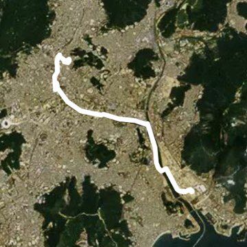 Hot Spring Stream Walk Trail Dongnaegu, Busan, South Korea Pacer