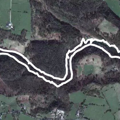 Ramblers retreat walk walking route map in Farley