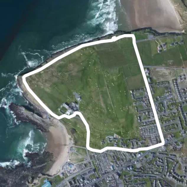 Bundoran walking route map in Woodvale