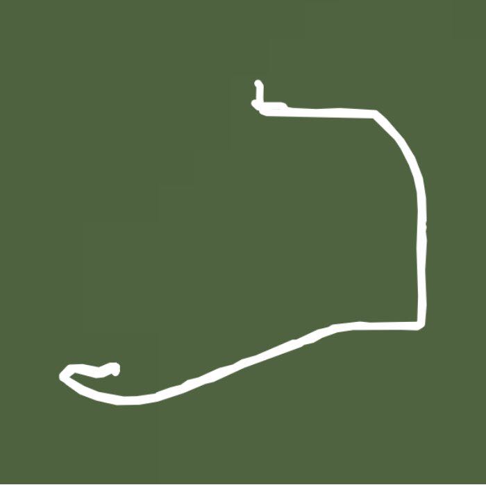 Lake camper park walking route map in Tavares