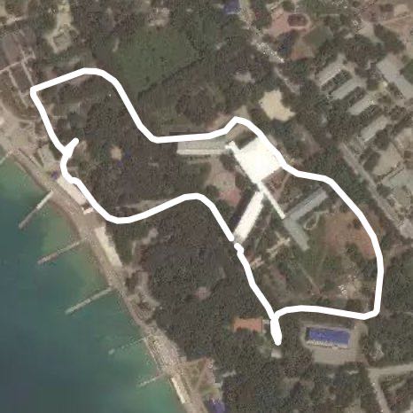 Divnomorskoe walking route map in Divnomorskoe