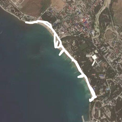 Вдоль бухты Фальшивого Геленджика