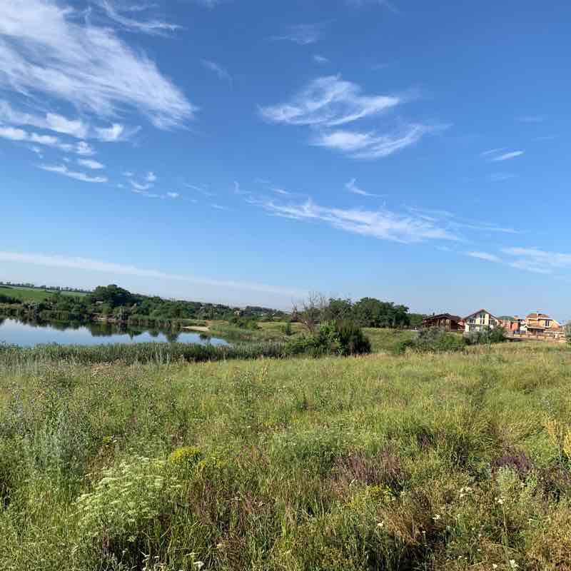 Two ponds two walking route map in Rostov-on-Don