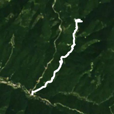 In the valley of the Janet River walking route map in Vozrozhdenie