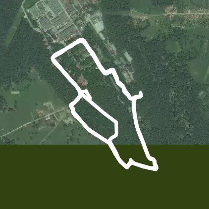 Arsenal Park walking route map in Orăștie