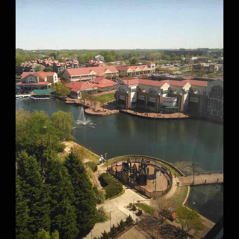 The lake at university